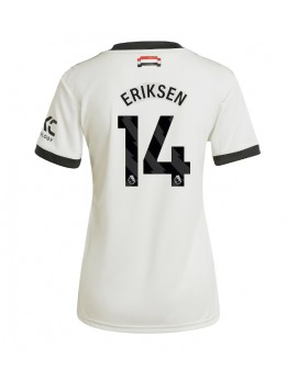 Manchester United Christian Eriksen #14 Zenski Rezervni Dres 2024-25 Kratak Rukavima